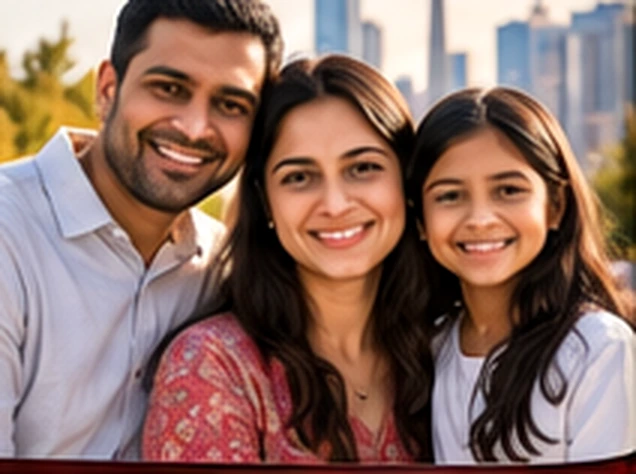 Family portrait from the client experiences guide